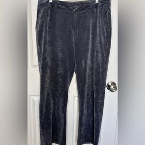 Coldwater Creek Velvet Pants Gray‎ Size 14P